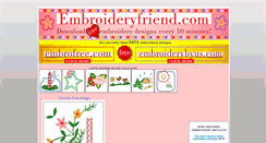 Desktop Screenshot of embroideryfriend.com